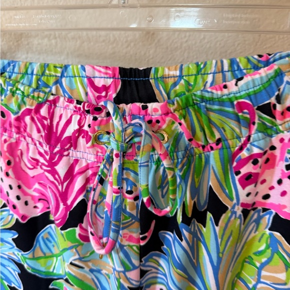 NWOT LILLY PULITZER Emora Knit Pant Onyx "JAGUAR JUNGLE" sz SM - Picture 4 of 6